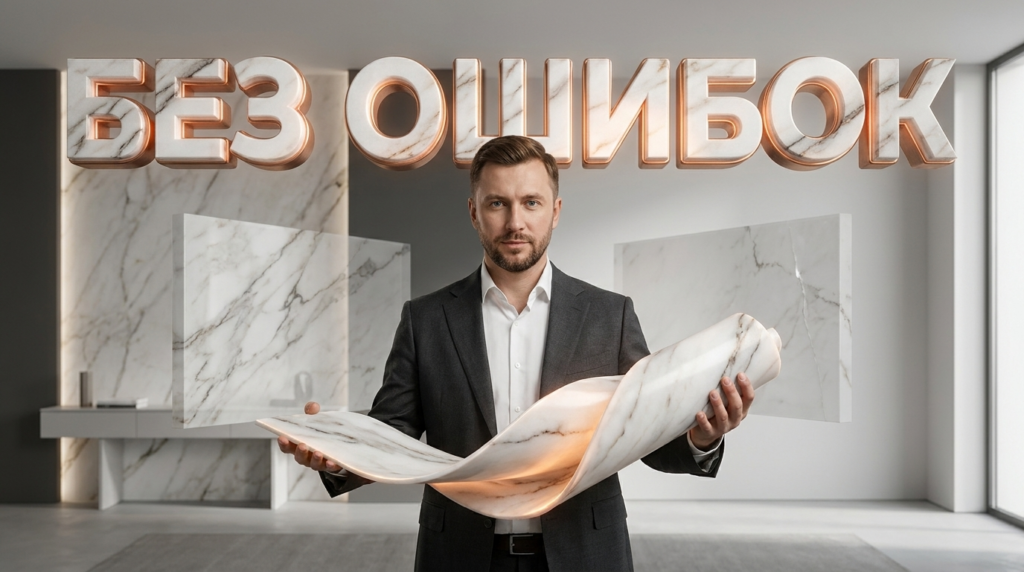Укладка гибкого мрамора: 5 ошибок, чтобы не переделывать